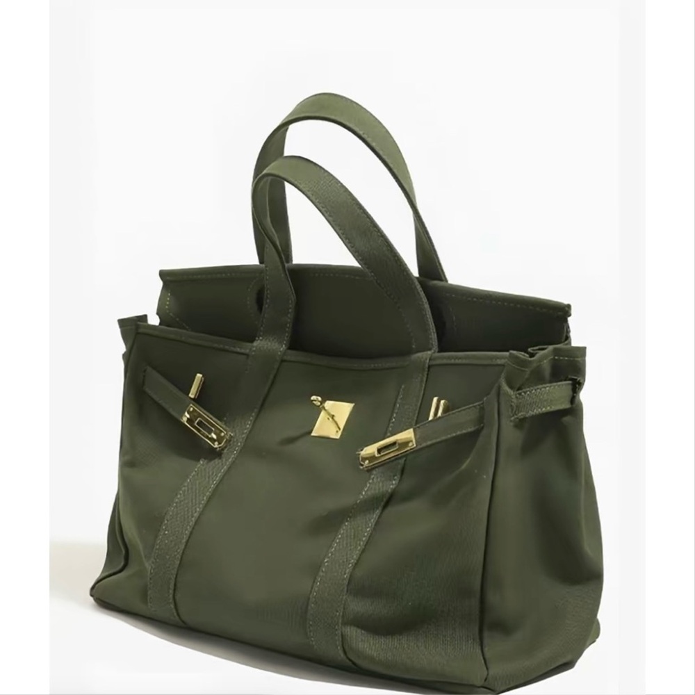 Boatkin Olive Green Tote Bag